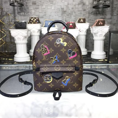 Рюкзак Louis Vuitton Palm Springs Mini Backpack M44367 Monogram Canvas "Brown" фото № 2