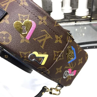 Рюкзак Louis Vuitton Palm Springs Mini Backpack M44367 Monogram Canvas "Brown" фото № 9