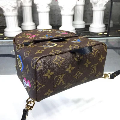 Рюкзак Louis Vuitton Palm Springs Mini Backpack M44367 Monogram Canvas "Brown" фото № 7