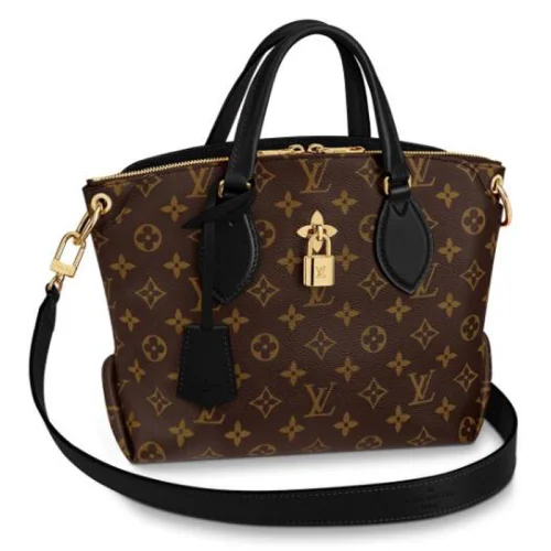 Сумка Louis Vuitton Flower Zipped Tote BB M44351 Monogram Canvas Black "Brown"