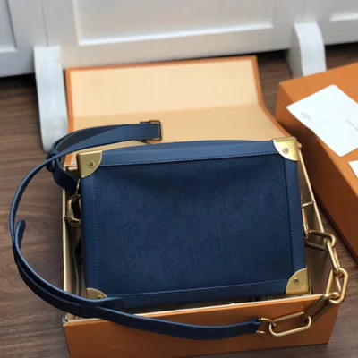 Сумка Louis Vuitton Soft Trunk M44723 Monogram Denim "Navy Blue" фото № 2