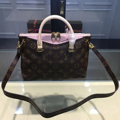 Сумка Louis Vuitton M40464 Pallas BB Tote Bag Monogram Canvas "Brown" фото № 2