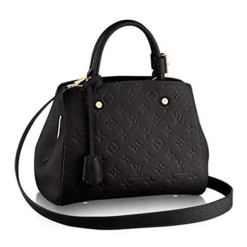 Сумка Louis Vuitton M41053 Montaigne BB Tote Bag Monogram Empreinte Leather "Black"