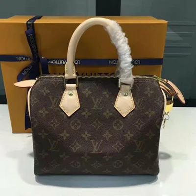 Сумка Louis Vuitton M41109 Speedy 25 Tote Bag Monogram Canvas "Brown" фото № 2