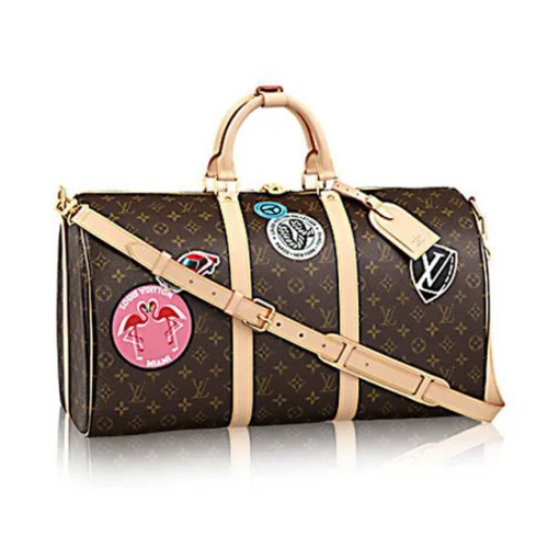 Сумка Louis Vuitton M41441 Keepall Bandouliere 50 Duffel Bag Monogram Canvas "Brown"