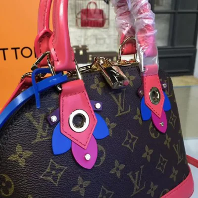 Сумка Louis Vuitton M41659 Alma BB Totem Tote Bag Monogram Canvas "Brown" фото № 6