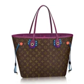 Сумка Louis Vuitton M41664 Neverfull MM Totem Shoulder Bag Monogram Canvas "Brown"