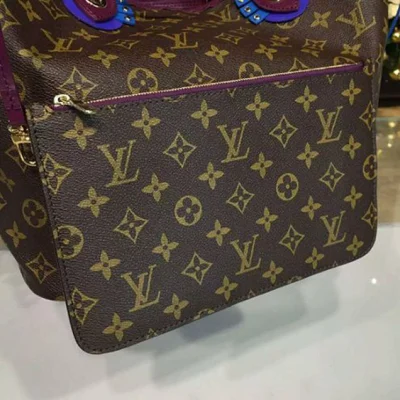 Сумка Louis Vuitton M41664 Neverfull MM Totem Shoulder Bag Monogram Canvas "Brown" фото № 6