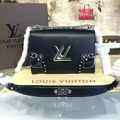 Сумка Louis Vuitton M42364 Twist MM Shoulder Bag Epi Leather "Black" фото № 2 Сумка Louis Vuitton M42364 Twist MM Shoulder Bag Epi Leather "Black" фото № 2