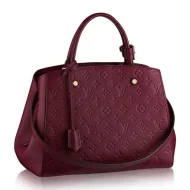 Сумка Louis Vuitton M43258 Montaigne MM Tote Bag Monogram Empreinte Leather "Purple"