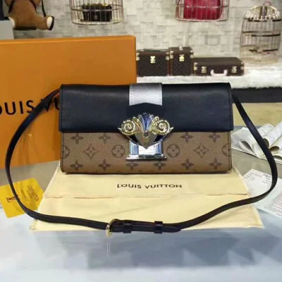 Сумка Louis Vuitton M44101 Column Clutch Monogram Canvas "Brown" фото № 2