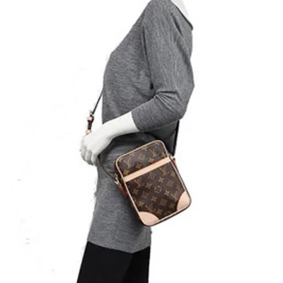 Сумка Louis Vuitton M45266 Danube Messenger Bag Monogram Canvas "Brown" фото № 7