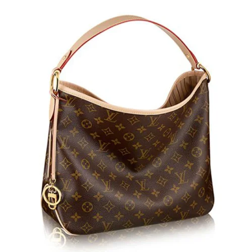 Сумка Louis Vuitton M50156 Delightful MM Hobo Bag Monogram Canvas "Brown"