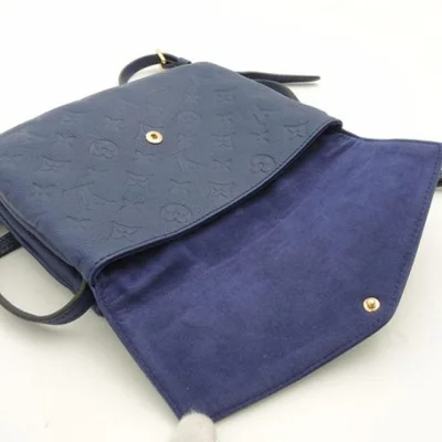 Сумка Louis Vuitton M50262 Twice Crossbody Bag Monogram Empreinte Leather "Navy Blue" фото № 9