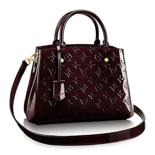 Сумка Louis Vuitton M50403 Montaigne BB Tote Bag Monogram Vernis "Chocolate"