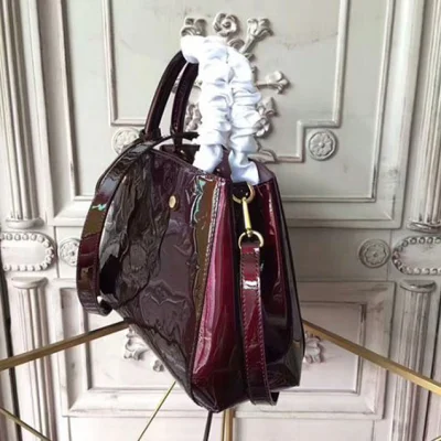 Сумка Louis Vuitton M50403 Montaigne BB Tote Bag Monogram Vernis "Chocolate" фото № 3