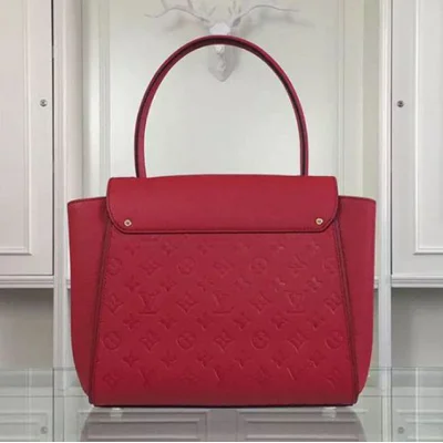 Сумка Louis Vuitton M50438 Trocadero Tote Bag Monogram Empreinte Leather "Red" фото № 3