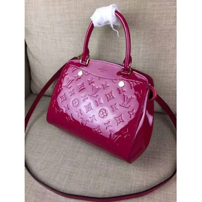Сумка Louis Vuitton M50810 Brea PM Tote Bag Monogram Vernis "Pink" фото № 3
