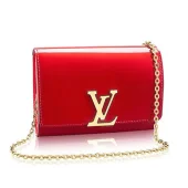 Сумка Louis Vuitton M51602 Louise Chain PM Crossbody Bag Monogram Vernis "Red"