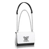 Сумка Louis Vuitton M53011 Twist MM Shoulder Bag Epi Leather "White"