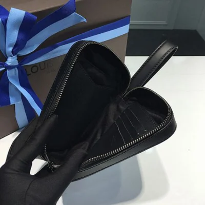 Клатч Louis Vuitton M61872 Box Clutch Monogram Eclipse Canvas "Black" фото № 8