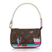 Сумка Louis Vuitton M62141 Mini Pochette Accessoires Monogram Canvas "Brown"