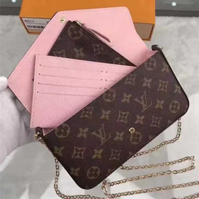 Сумка Louis Vuitton M62415 Pochette Felicie Crossbody Bag Monogram Canvas "Brown" фото № 5