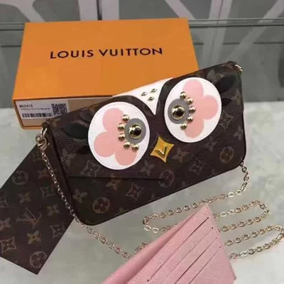 Сумка Louis Vuitton M62415 Pochette Felicie Crossbody Bag Monogram Canvas "Brown" фото № 6