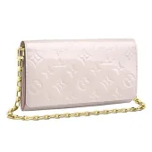 Сумка Louis Vuitton M90090 Chain Wallet Monogram Vernis "Beige"