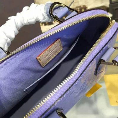 Сумка Louis Vuitton M90103 Alma BB Tote Bag Monogram Vernis "Purple" фото № 9