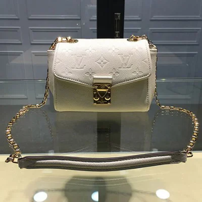 Сумка Louis Vuitton M94556 Saint-Germain BB Crossbody Bag Monogram Empreinte Leather "White" фото № 2