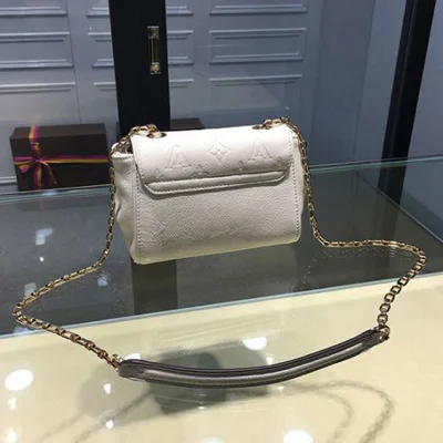 Сумка Louis Vuitton M94556 Saint-Germain BB Crossbody Bag Monogram Empreinte Leather "White" фото № 4