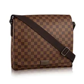 Сумка Louis Vuitton N41212 District MM Messenger Bag Damier Ebene Canvas "Brown"
