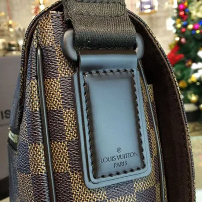 Сумка Louis Vuitton N41212 District MM Messenger Bag Damier Ebene Canvas "Brown" фото № 7