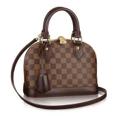 Сумка Louis Vuitton N41221 Alma BB Tote Bag Damier Ebene Canvas "Brown"