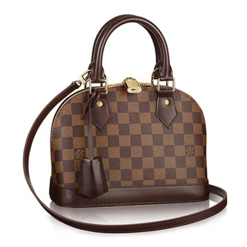 Сумка Louis Vuitton N41221 Alma BB Tote Bag Damier Ebene Canvas "Brown"
