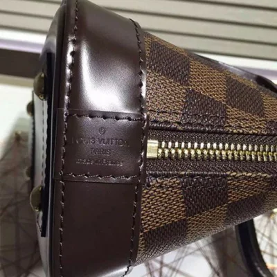 Сумка Louis Vuitton N41221 Alma BB Tote Bag Damier Ebene Canvas "Brown" фото № 7