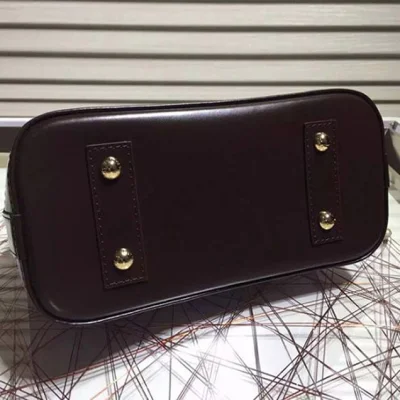 Сумка Louis Vuitton N41221 Alma BB Tote Bag Damier Ebene Canvas "Brown" фото № 8