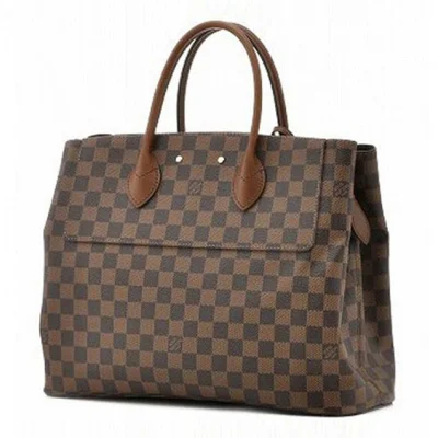 Сумка Louis Vuitton N41273 Ascot Tote Bag Damier Ebene Canvas "Brown" фото № 3