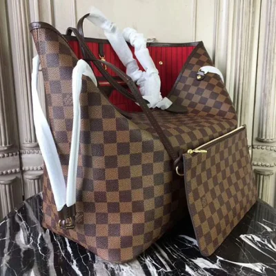 Сумка Louis Vuitton N41357 Neverfull GM Shoulder Bag Damier Ebene Canvas "Brown" фото № 3 Сумка Louis Vuitton N41357 Neverfull GM Shoulder Bag Damier Ebene Canvas "Brown" фото № 3