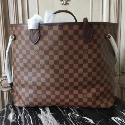 Сумка Louis Vuitton N41357 Neverfull GM Shoulder Bag Damier Ebene Canvas "Brown" фото № 4 Сумка Louis Vuitton N41357 Neverfull GM Shoulder Bag Damier Ebene Canvas "Brown" фото № 4