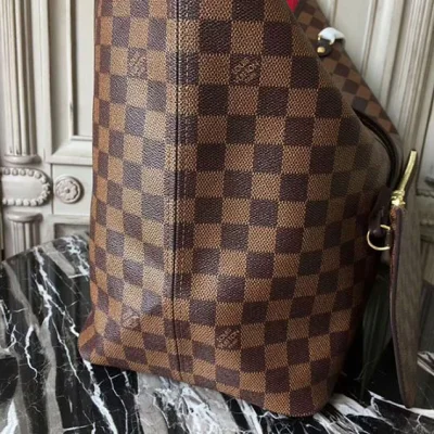Сумка Louis Vuitton N41357 Neverfull GM Shoulder Bag Damier Ebene Canvas "Brown" фото № 6 Сумка Louis Vuitton N41357 Neverfull GM Shoulder Bag Damier Ebene Canvas "Brown" фото № 6