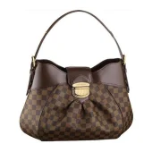 Сумка Louis Vuitton N41541 Sistina MM Hobo Bag Damier Ebene Canvas "Brown"