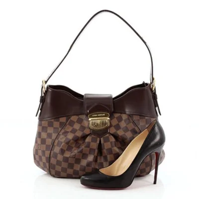 Сумка Louis Vuitton N41541 Sistina MM Hobo Bag Damier Ebene Canvas "Brown" фото № 3 Сумка Louis Vuitton N41541 Sistina MM Hobo Bag Damier Ebene Canvas "Brown" фото № 3