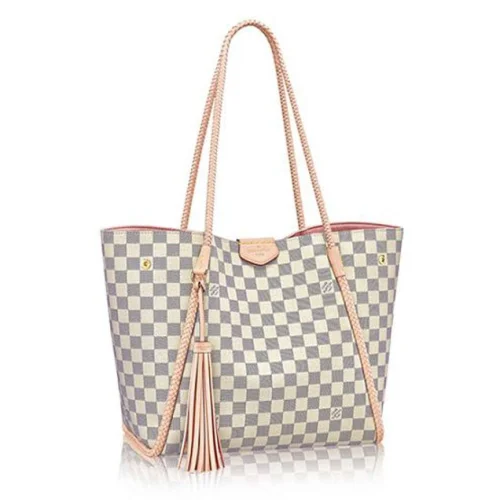 Сумка Louis Vuitton N44027 Propriano Shoulder Bag Damier Azur Canvas "White"