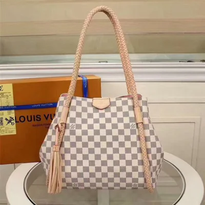 Сумка Louis Vuitton N44027 Propriano Shoulder Bag Damier Azur Canvas "White" фото № 3