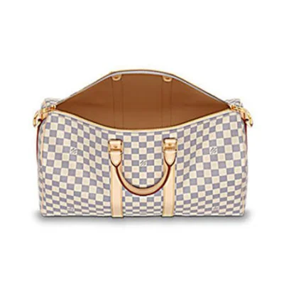 Сумка Louis Vuitton N48223 Keepall Bandouliere 45 Duffel Bag Damier Azur Canvas "White" фото № 3 Сумка Louis Vuitton N48223 Keepall Bandouliere 45 Duffel Bag Damier Azur Canvas "White" фото № 3