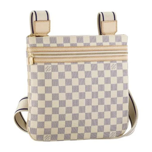 Сумка Louis Vuitton N51112 Pochette Bosphore Crossbody Bag Damier Azur Canvas "White"