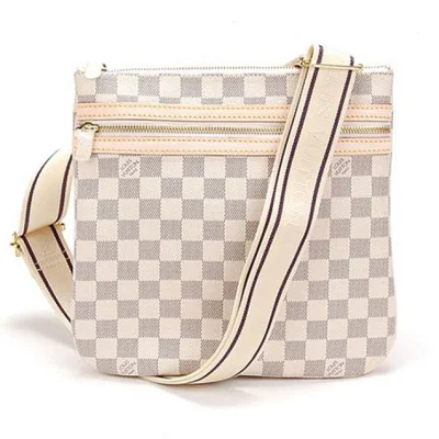 Сумка Louis Vuitton N51112 Pochette Bosphore Crossbody Bag Damier Azur Canvas "White" фото № 2 Сумка Louis Vuitton N51112 Pochette Bosphore Crossbody Bag Damier Azur Canvas "White" фото № 2