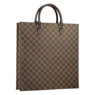 Сумка Louis Vuitton N51140 Sac Plat Tote Bag Damier Ebene Canvas "Brown"